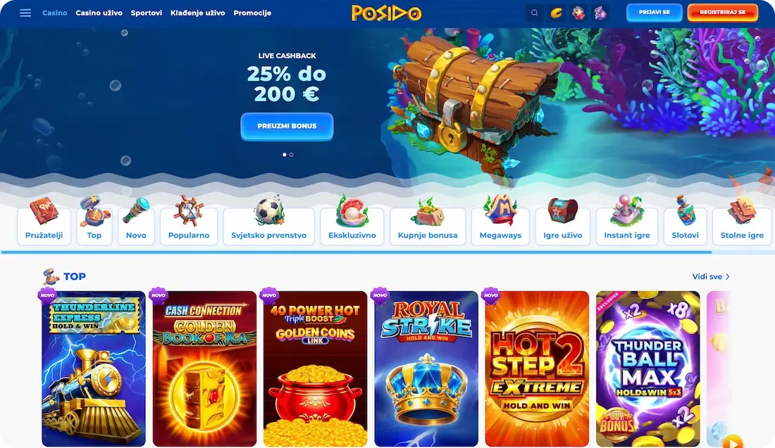 posido casino igre