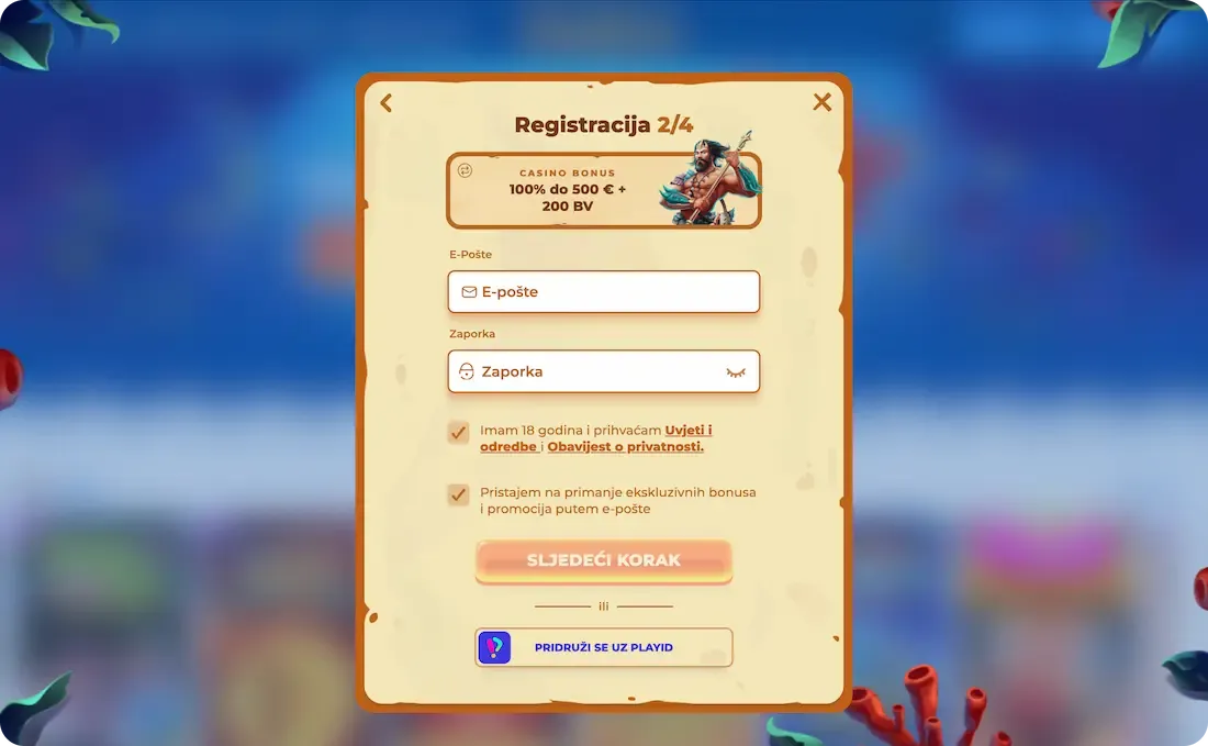 posido casino registracija